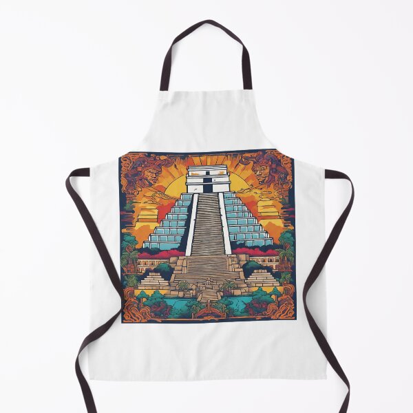 Item preview, Chichen Itza Illustration designed and sold by DesignMaxa.