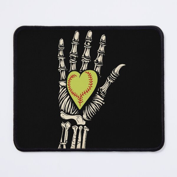 Item preview, Softball Heart Skeleton Hand Halloween Costume Men Kids Boys designed and sold by DrawHandArt.