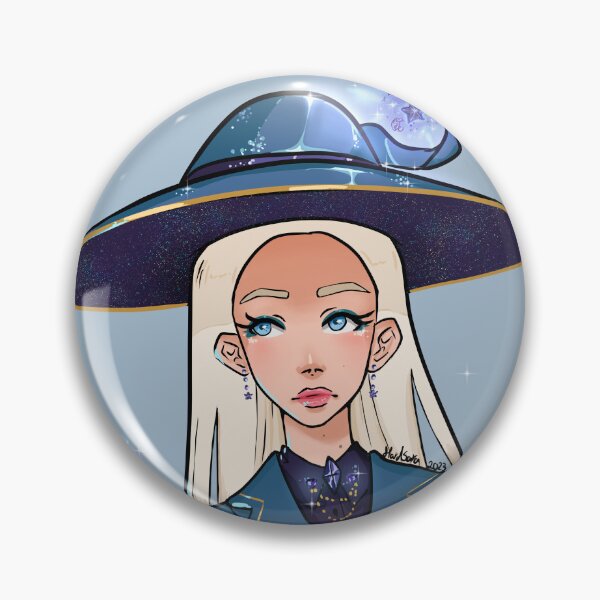 Item preview, ice Witch Girl anime cartoon blond blue  designed and sold by Hardsara.