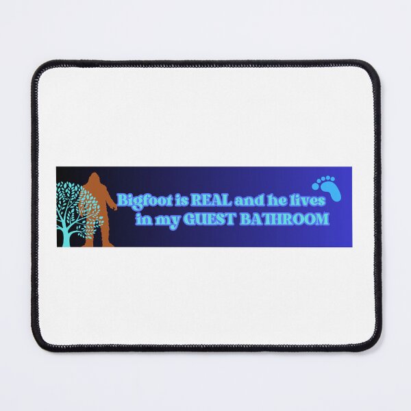 Item preview, Funny Bigfoot is Real Bumper Sticker Style Cryptid Cryptozoology Design designed and sold by cheeseykat-art.