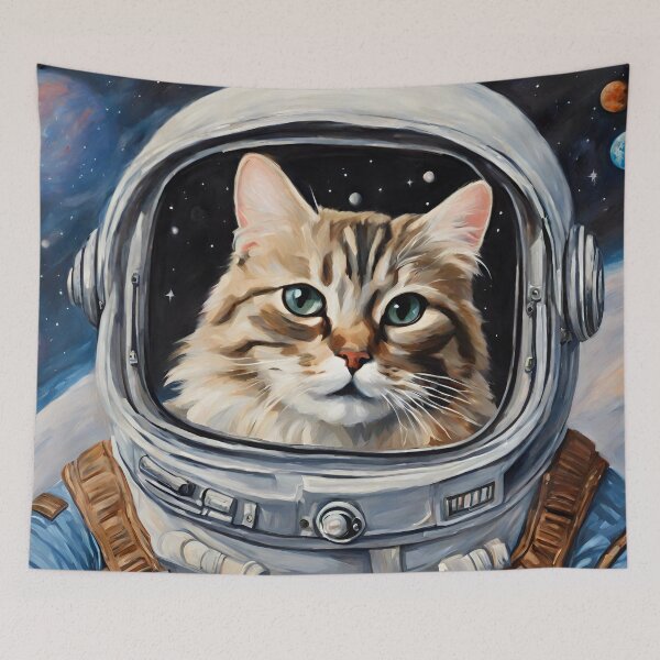 Item preview, Adventure Cats: Cat in Space 001 designed and sold by Rebecca Turk.