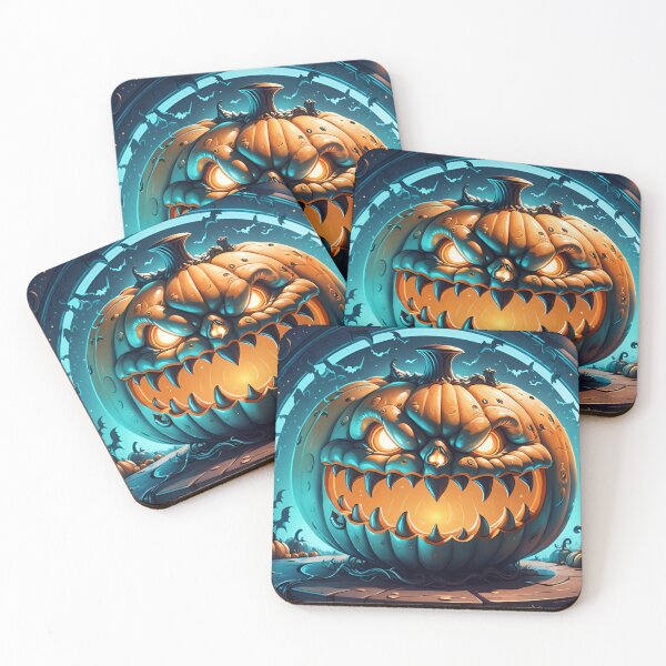 Item preview, Halloween Evil Glaring Pumpkin. designed and sold by ExtraEm.