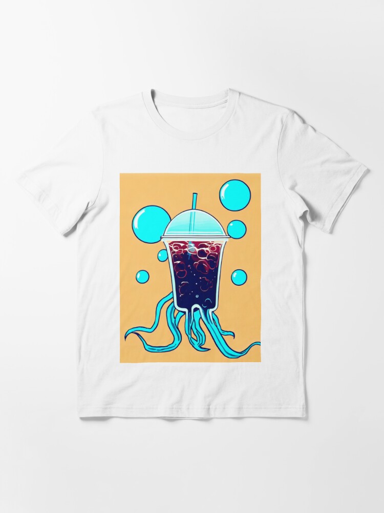  Big Axolotl Bubbletea Premium T-Shirt : Clothing