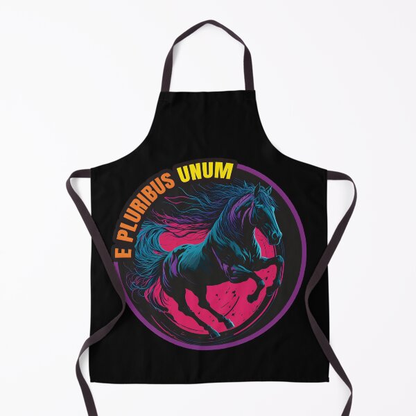Item preview, Digital Art of a Horse in a Circle with the Text "E Pluribus Unum" designed and sold by nicestr.