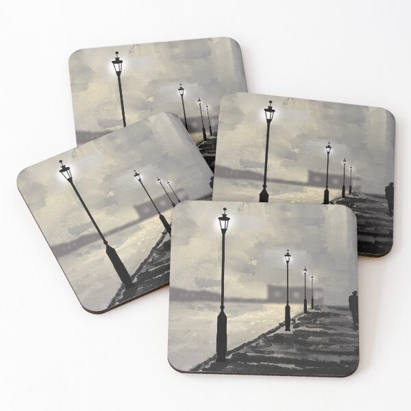 Item preview, Man Walking in Fog designed and sold by designs-by-ann.