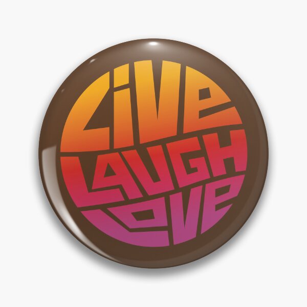 Item preview, Live, Laugh, Love – in gradient reds designed and sold by knappidesign.