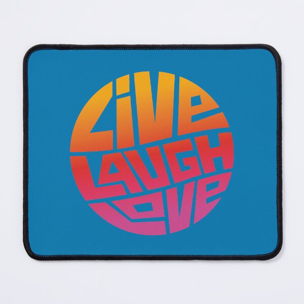 Item preview, Live, Laugh, Love – in gradient reds designed and sold by knappidesign.