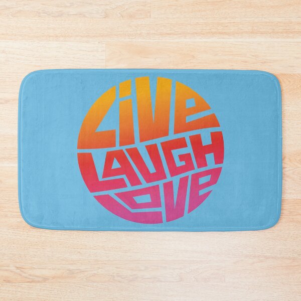 Item preview, Live, Laugh, Love – in gradient reds designed and sold by knappidesign.