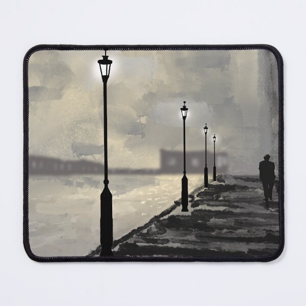 Item preview, Man Walking in Fog designed and sold by designs-by-ann.