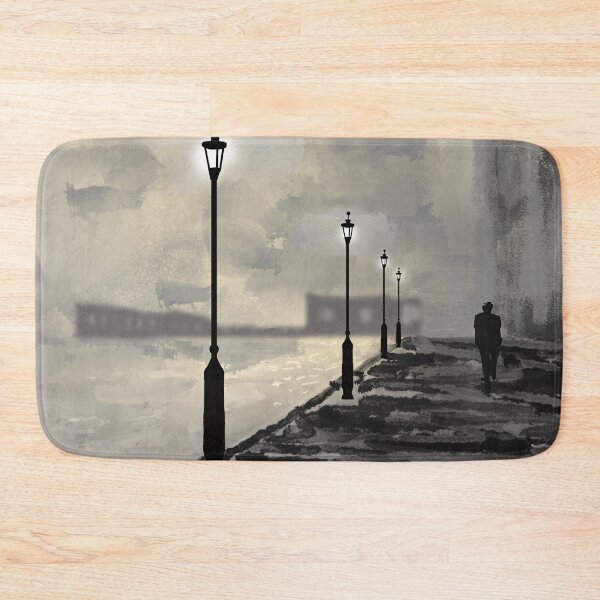 Item preview, Man Walking in Fog designed and sold by designs-by-ann.