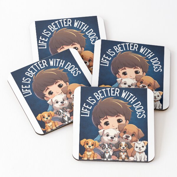 Item preview, Life is better with Dogs designed and sold by YuvikaYuvaan5.