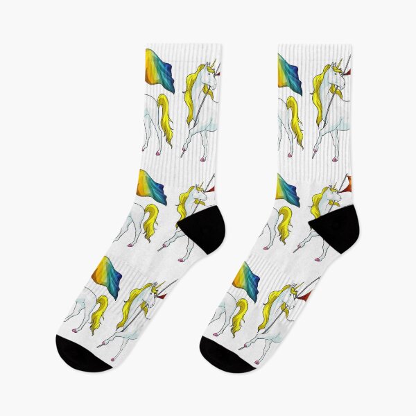 Artikelvorschau, Einhorn Regenbogen Flagge entworfen und verkauft von Snabdesign84.