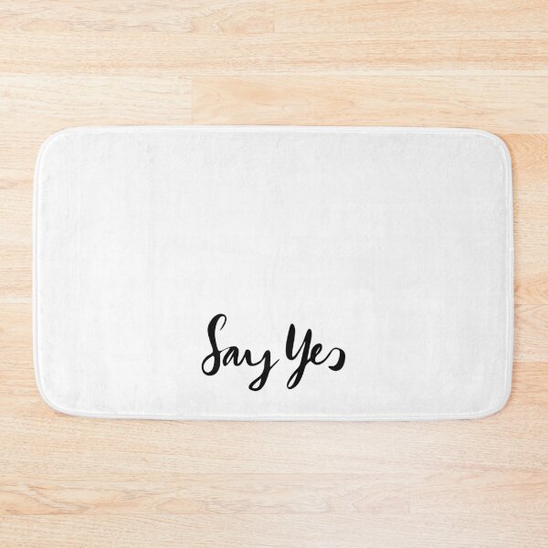 Item preview, Say yes minimalistic, simple positive affirmation quote designed and sold by SparkPrintsandDesigns.
