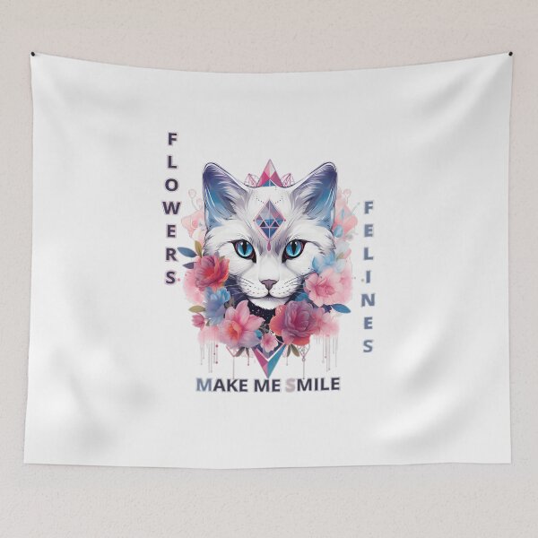 Item preview, Floral Feline designed and sold by alaa-mously.