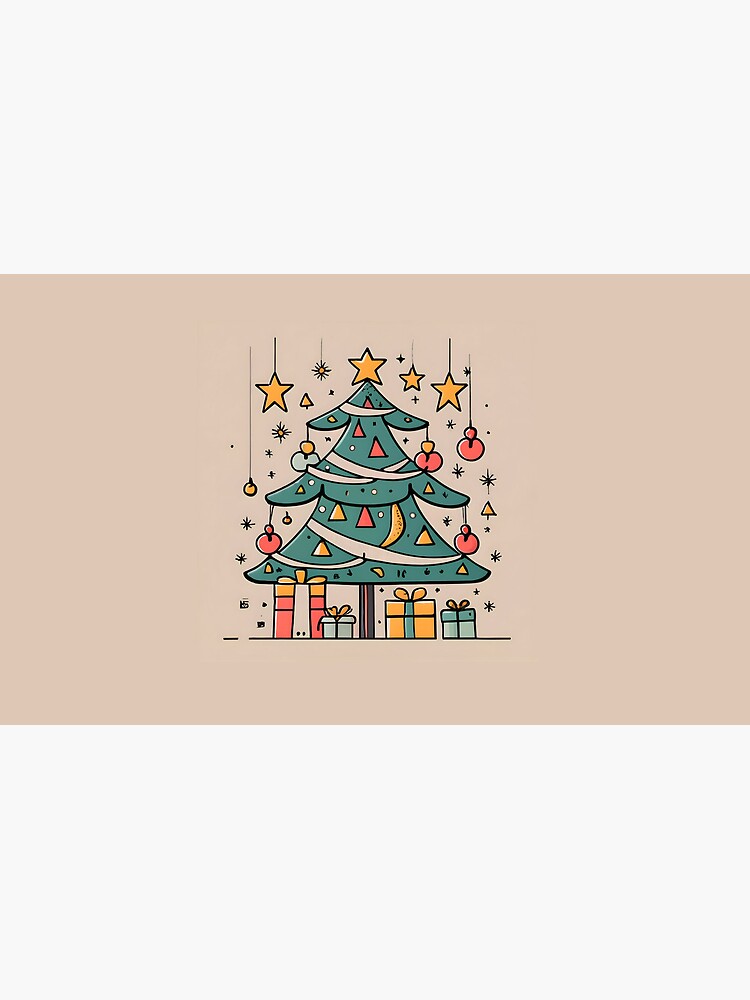 Thumbnail 6 of 6, Coffee Mug, Modern Christmas Tree Minimalistic Drawing designed and sold by Patricks-Art.