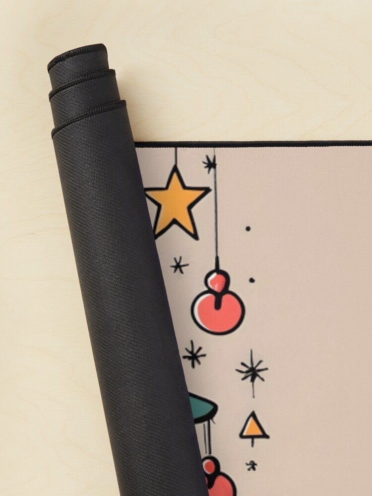 Thumbnail 2 of 5, Mouse Pad, Modern Christmas Tree Minimalistic Drawing designed and sold by Patricks-Art.