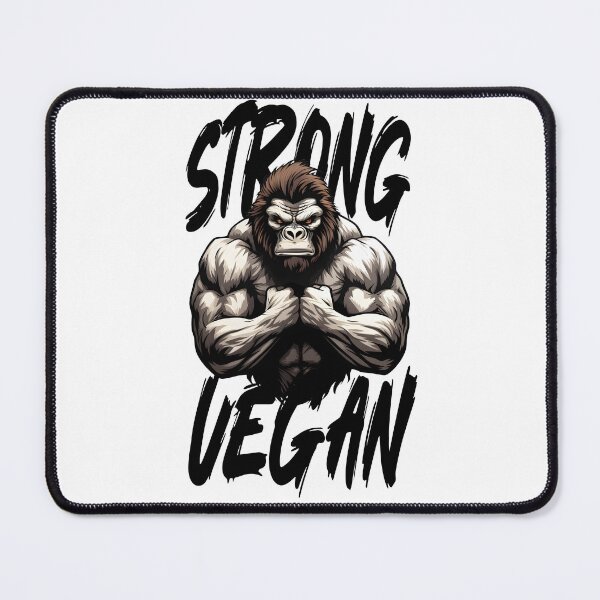 Item preview, Strongly vegan - gorilla with muscles designed and sold by naturalvegan.