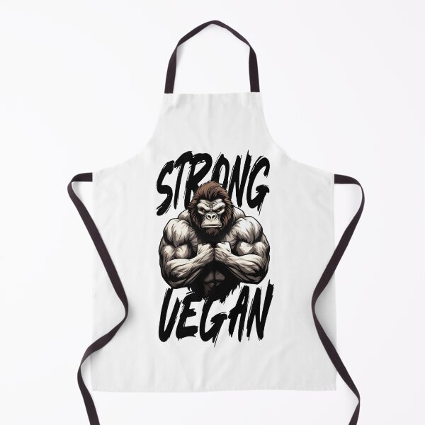 Item preview, Strongly vegan - gorilla with muscles designed and sold by naturalvegan.