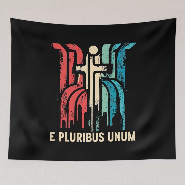 Item preview, A Cross with the Words "E Pluribus Unum" designed and sold by nicestr.