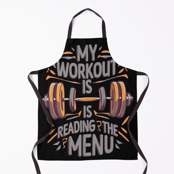 Item preview, My workout is reading the menu. designed and sold by TABO-Designs.