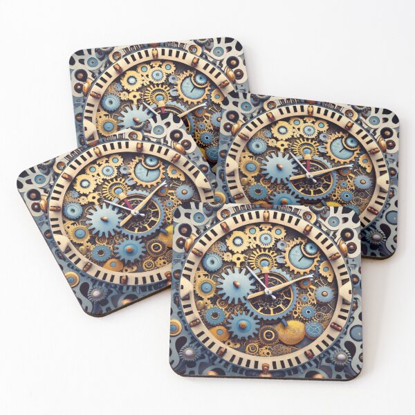 Item preview, Fractal Steampunk Clock. designed and sold by JLincoln48.