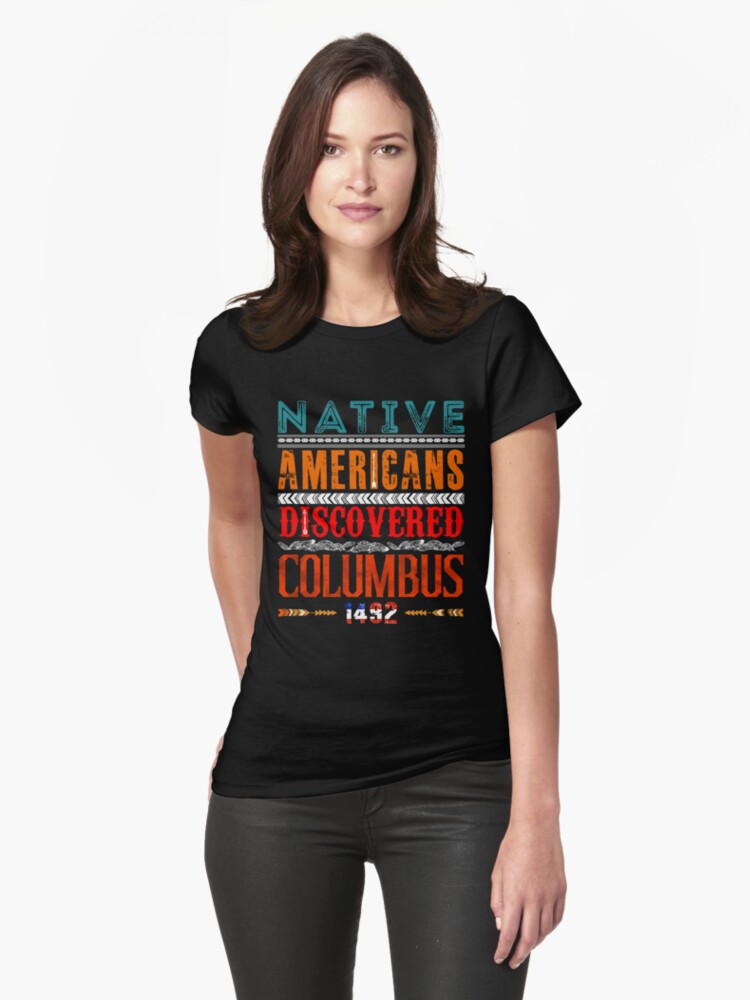  Indigenous Peoples Native American Day 2023 Anti Columbus  Premium T-Shirt : Clothing, Shoes & Jewelry