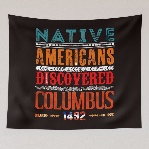 Item preview, 1492 Native Americans Christopher Columbus Day designed and sold by AJ DESIGN.