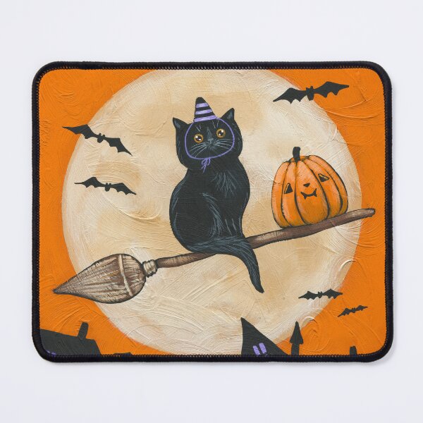 Item preview, Little Witch Pumpkin Delivery  designed and sold by KilkennyCat Art.