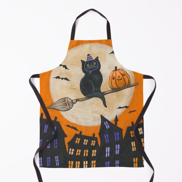 Item preview, Little Witch Pumpkin Delivery designed and sold by KilkennyCat Art.