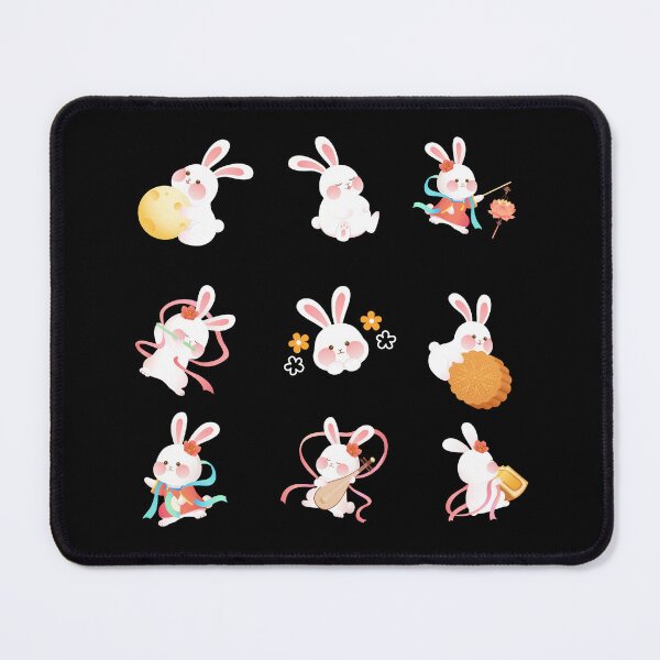 Item preview, Cute Korean Thanks Giving Day Rabbit - 추석 (Chuseok) designed and sold by patternjp.