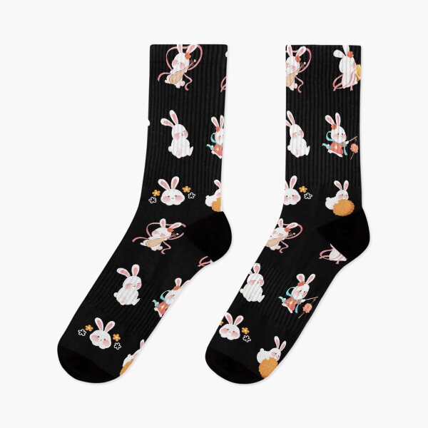 Item preview, Cute Korean Thanks Giving Day Rabbit - 추석 (Chuseok) designed and sold by patternjp.