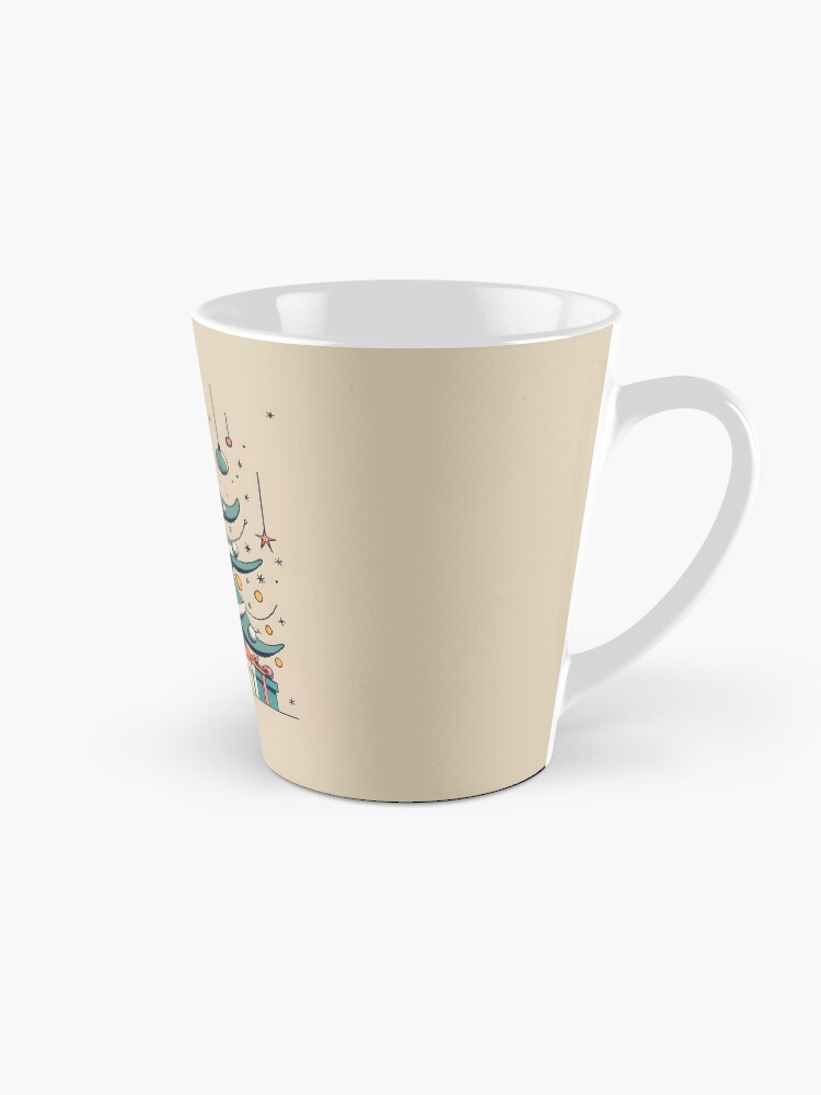 Thumbnail 1 of 4, Coffee Mug, Modern Christmas Tree Minimalistic Drawing designed and sold by Patricks-Art.