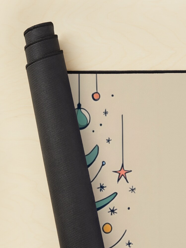 Thumbnail 2 of 5, Mouse Pad, Modern Christmas Tree Minimalistic Drawing designed and sold by Patricks-Art.