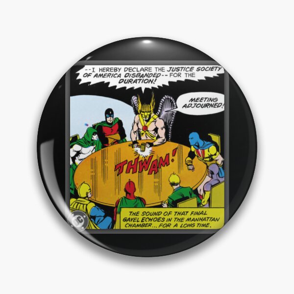 Item preview, D.C. Comics Random Moment #21- Gray Border - Justice Society Disbanded designed and sold by MindScream461.