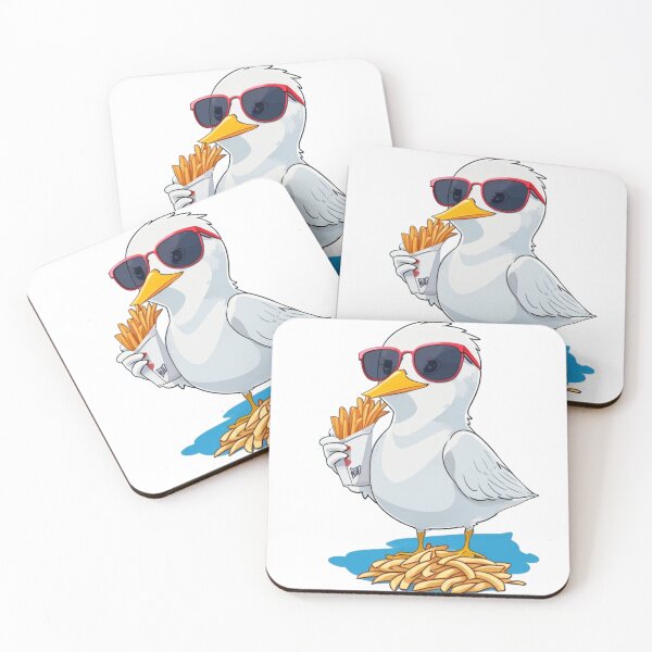 Item preview, Seagull with fries designed and sold by Majkel & Majkel.