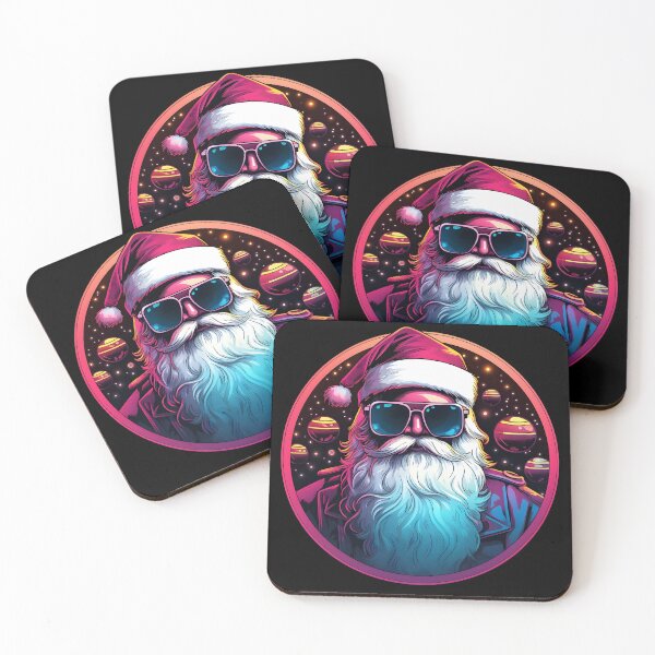 Item preview, Synthwave Santa designed and sold by FnessArt.