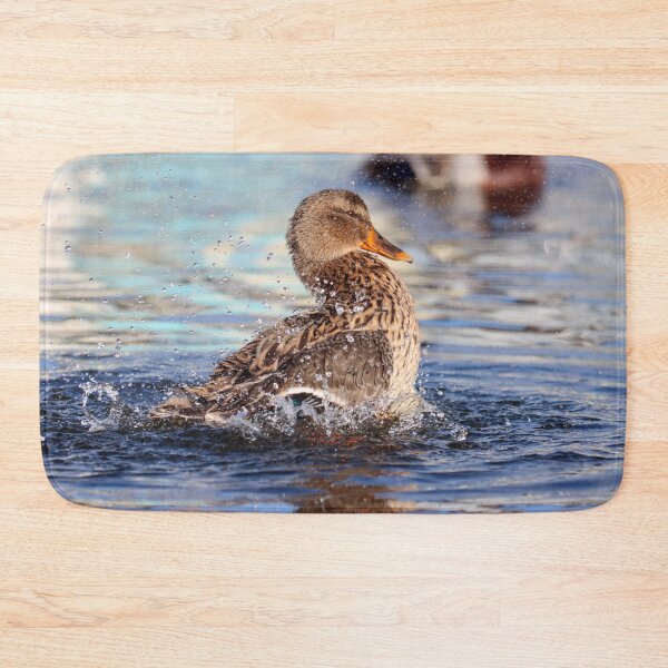 Item preview, Mallard making a splash designed and sold by GreyFeatherPhot.