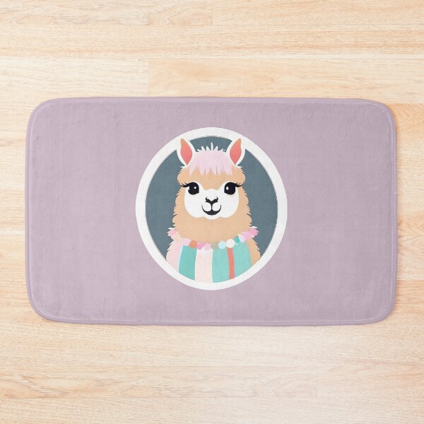 Item preview, Alpaca with Colorful Necklace designed and sold by DesignsBuyGem.