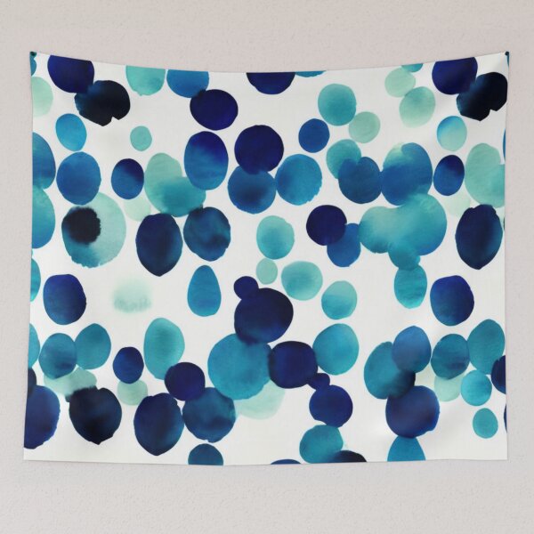 Item preview, Dark and Light Blue Watercolour designed and sold by AuraDesigner.