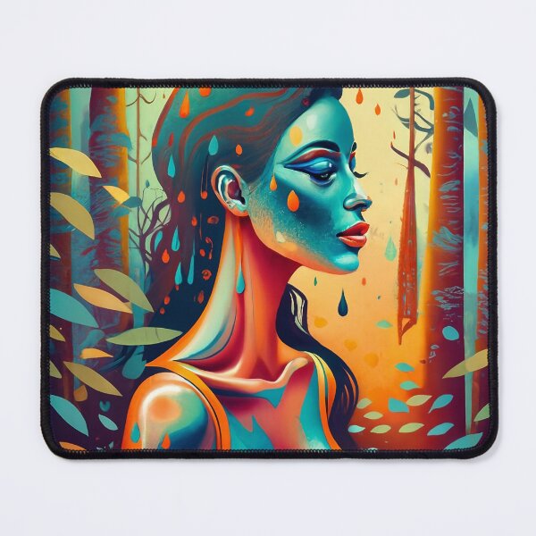 Item preview, Outdoor portrait of a woman in a forest designed and sold by Lefteris Betsis.