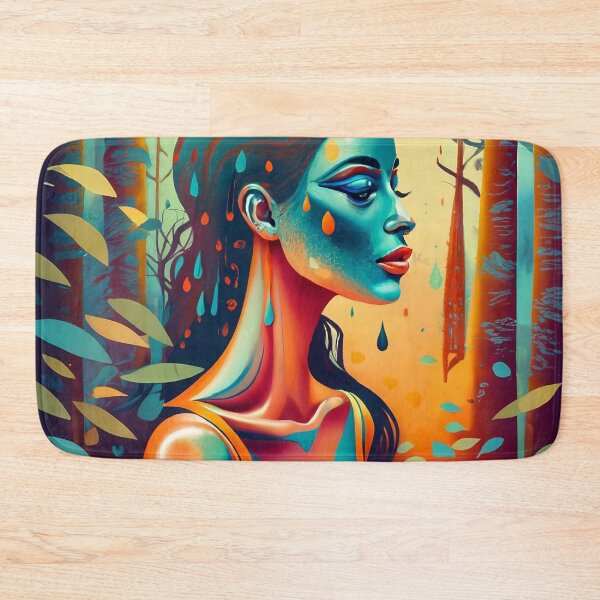 Item preview, Outdoor portrait of a woman in a forest designed and sold by Lefteris Betsis.