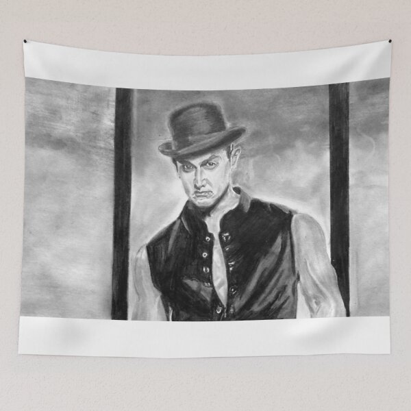 Item preview, Aamir khan Dhoom 3 pencil drawing designed and sold by MubaraksArt.