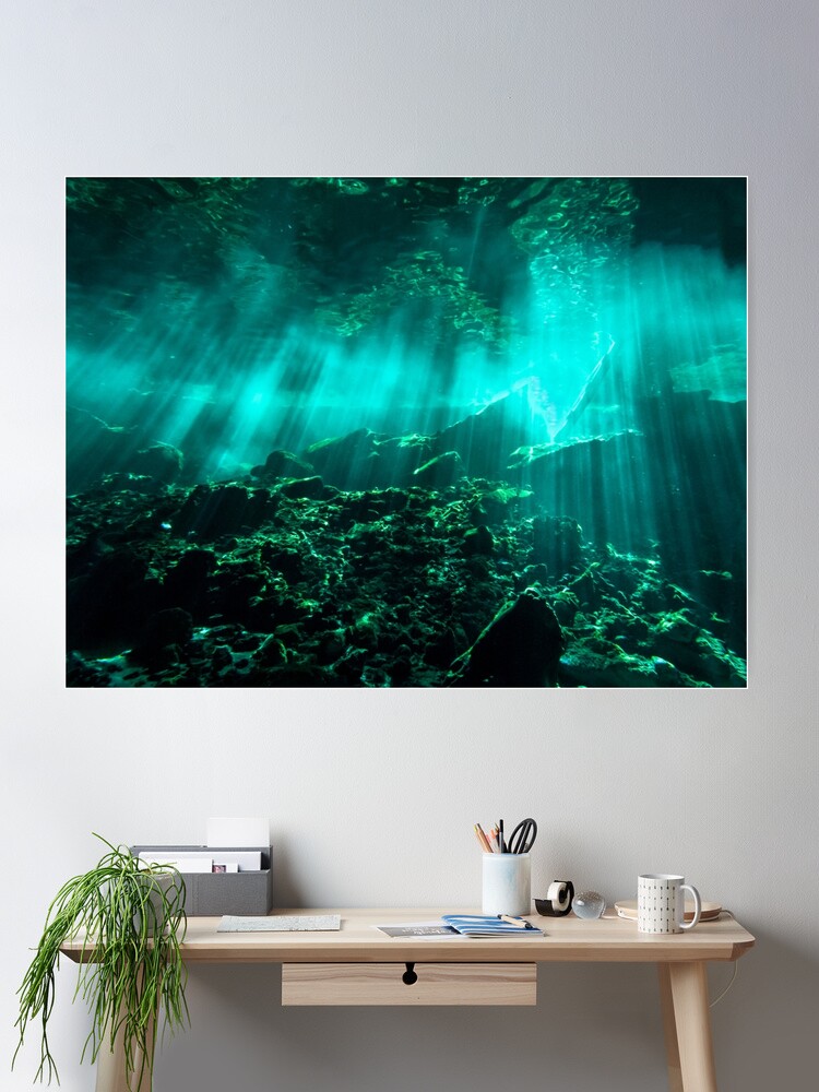 Thumbnail 1 of 3, Poster, Gran Cenote designed and sold by David Burstein.