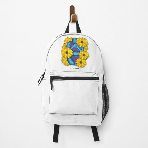 Item preview, Harmony of Blu and Sunshine: A portrait of positivity designed and sold by BreeTheeGoddess.