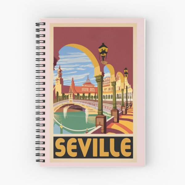 Item preview, A Vintage Travel Art of Seville - Spain  designed and sold by GoodOldVintage.