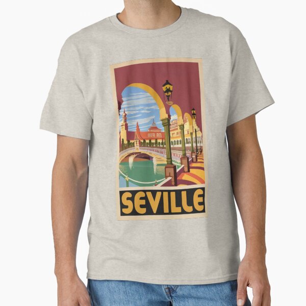 Item preview, A Vintage Travel Art of Seville - Spain  designed and sold by GoodOldVintage.