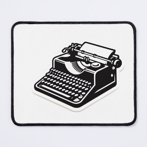 Item preview, Vintage Typewriter Sticker designed and sold by Vistaprint.