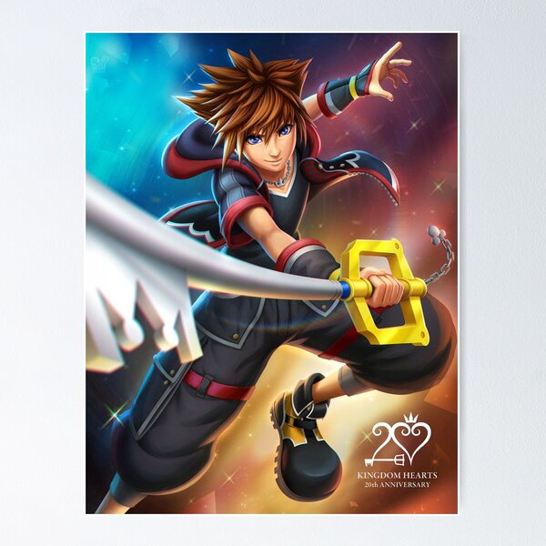 Vista previa del artículo con la obra «Sora - 20º aniversario de Kingdom Hearts», diseñado y vendido por iseiyah.