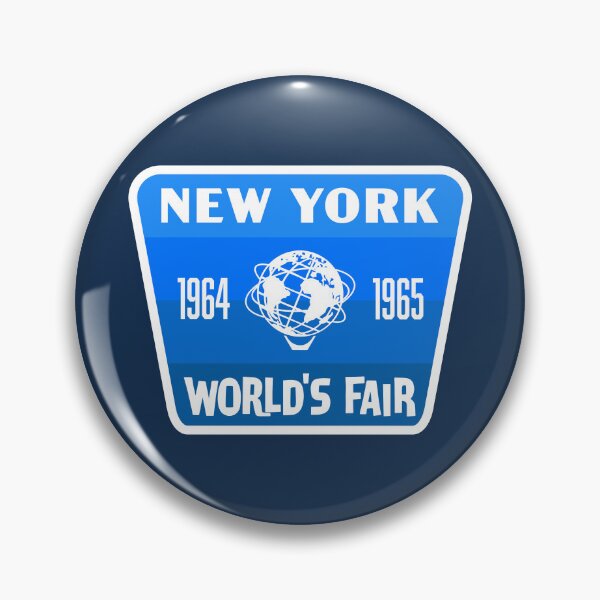 Item preview, 1964-65 New York World's Fair Retro Badge (Blue) designed and sold by deadmansupplyco.