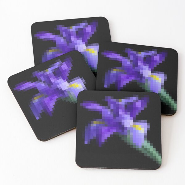 Item preview, Purple Iris - Pixelated designed and sold by Thomas Bugarin.